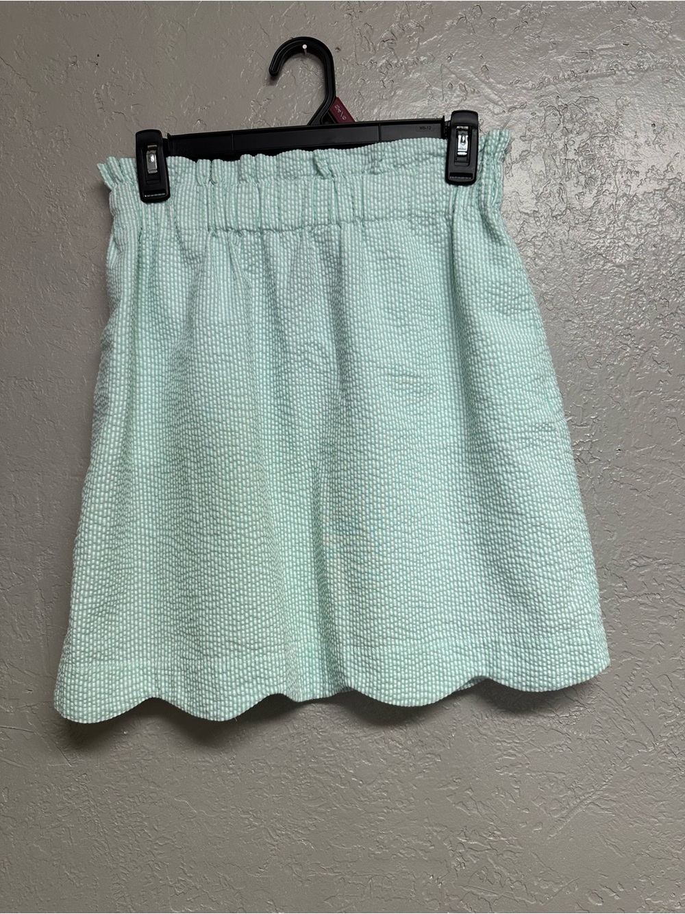 Lauren‎ James Mint Scalloped Hem Mini Skirt